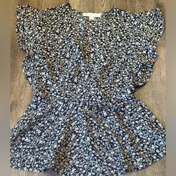 Monteau Los Angeles Flower print top - Picture 3 of 6